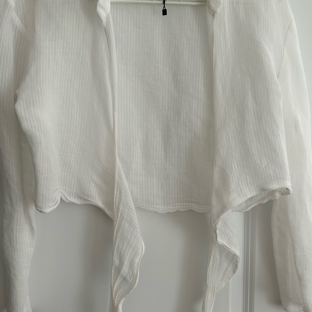Zara White Camisole Top